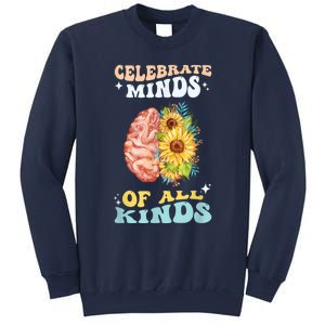 Celebrate Minds Of All Kinds Neurodiversity Autism Awareness Sweatshirt