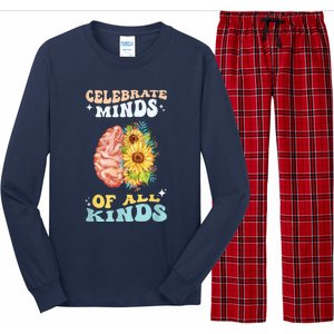 Celebrate Minds Of All Kinds Neurodiversity Autism Awareness Long Sleeve Pajama Set