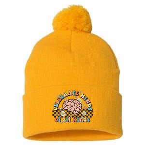 Celebrate Minds Of All Kinds Neurodiversity Autism Pom Pom 12in Knit Beanie