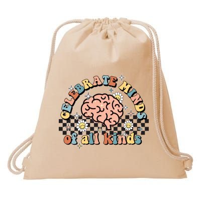 Celebrate Minds Of All Kinds Neurodiversity Autism Drawstring Bag