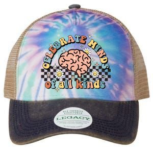 Celebrate Minds Of All Kinds Neurodiversity Autism Legacy Tie Dye Trucker Hat