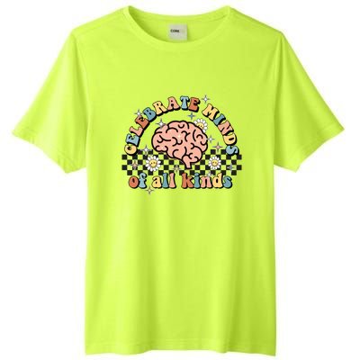 Celebrate Minds Of All Kinds Neurodiversity Autism Tall Fusion ChromaSoft Performance T-Shirt