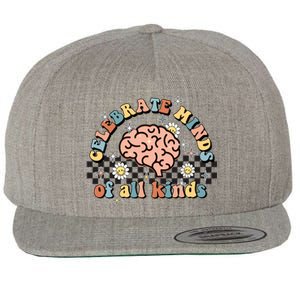 Celebrate Minds Of All Kinds Neurodiversity Autism Wool Snapback Cap