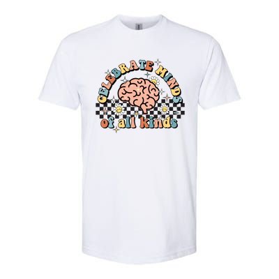 Celebrate Minds Of All Kinds Neurodiversity Autism Softstyle CVC T-Shirt