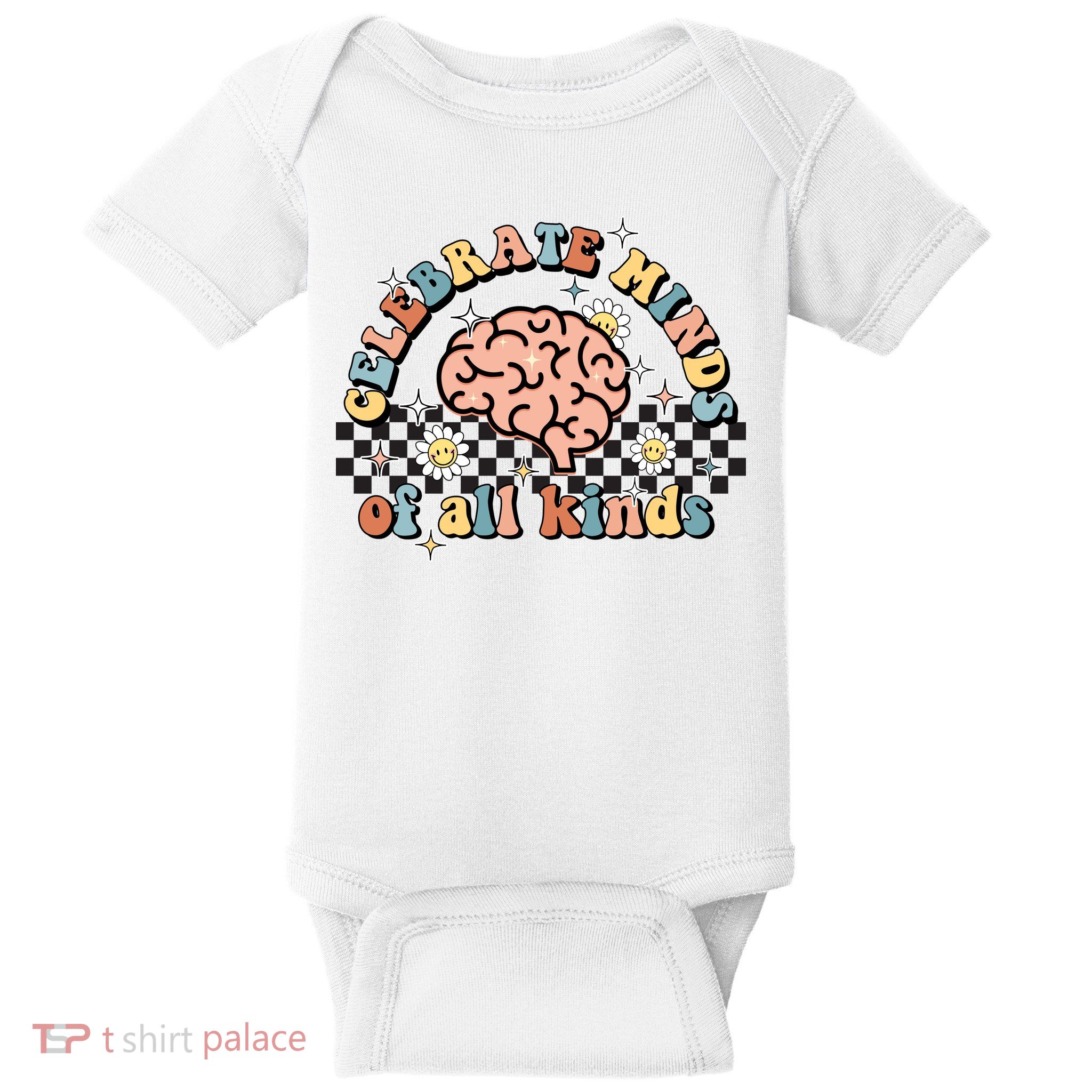 Celebrate Minds Of All Kinds Neurodiversity Autism Baby Bodysuit