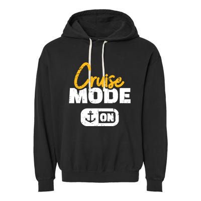 Cruise Mode On Garment-Dyed Fleece Hoodie