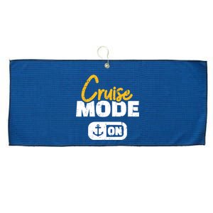 Cruise Mode On Large Microfiber Waffle Golf Towel