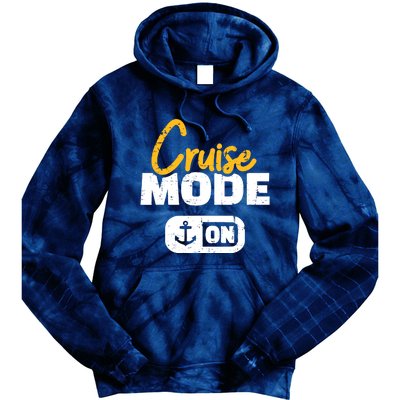 Cruise Mode On Tie Dye Hoodie