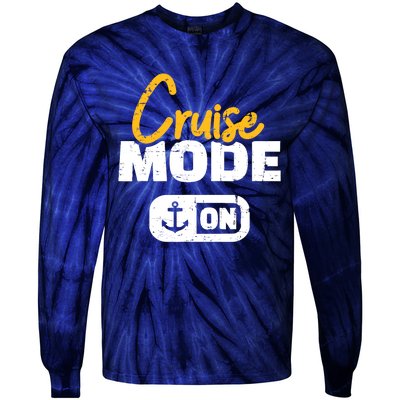 Cruise Mode On Tie-Dye Long Sleeve Shirt