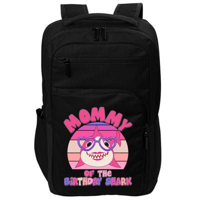 Cute Mommy Of The Birthday Shark Impact Tech Backpack