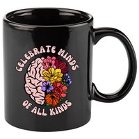 Celebrate Minds Of All Kinds Neurodiversity 11oz C Handle Ceramic Mug