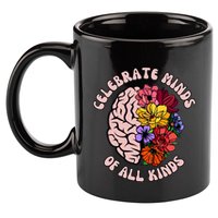 Celebrate Minds Of All Kinds Neurodiversity 11oz C Handle Ceramic Mug