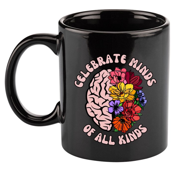 Celebrate Minds Of All Kinds Neurodiversity 11oz C Handle Ceramic Mug