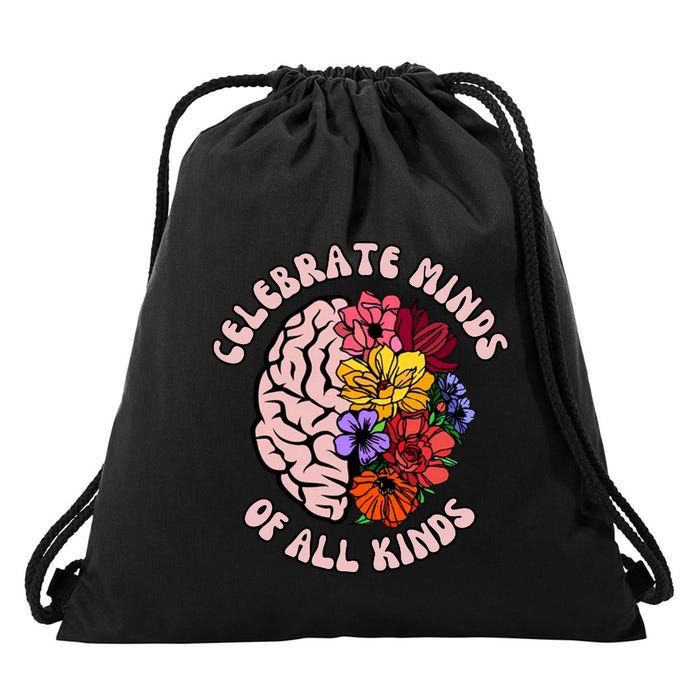 Celebrate Minds Of All Kinds Neurodiversity Drawstring Bag
