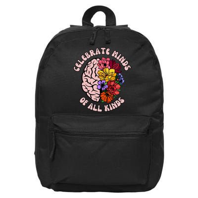 Celebrate Minds Of All Kinds Neurodiversity 16 in Basic Backpack