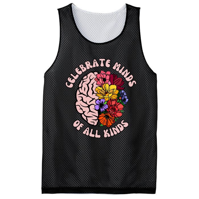 Celebrate Minds Of All Kinds Neurodiversity Mesh Reversible Basketball Jersey Tank