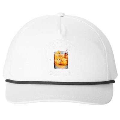 Call Me Old Fashioned Whiskey Funny Bourbon Snapback Five-Panel Rope Hat