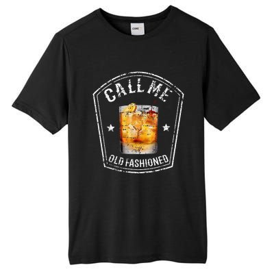 Call Me Old Fashioned Whiskey Funny Bourbon Tall Fusion ChromaSoft Performance T-Shirt