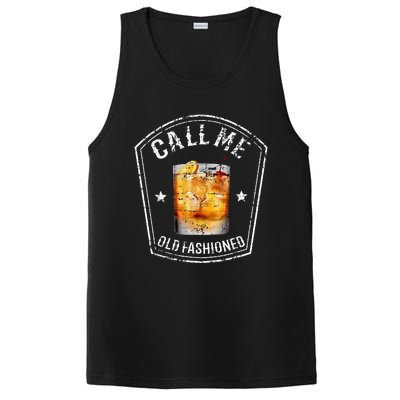 Call Me Old Fashioned Whiskey Funny Bourbon PosiCharge Competitor Tank