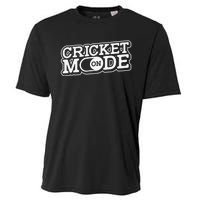 Cricket Mode On Cricket Player Cricketer Cooling Performance Crew T-Shirt