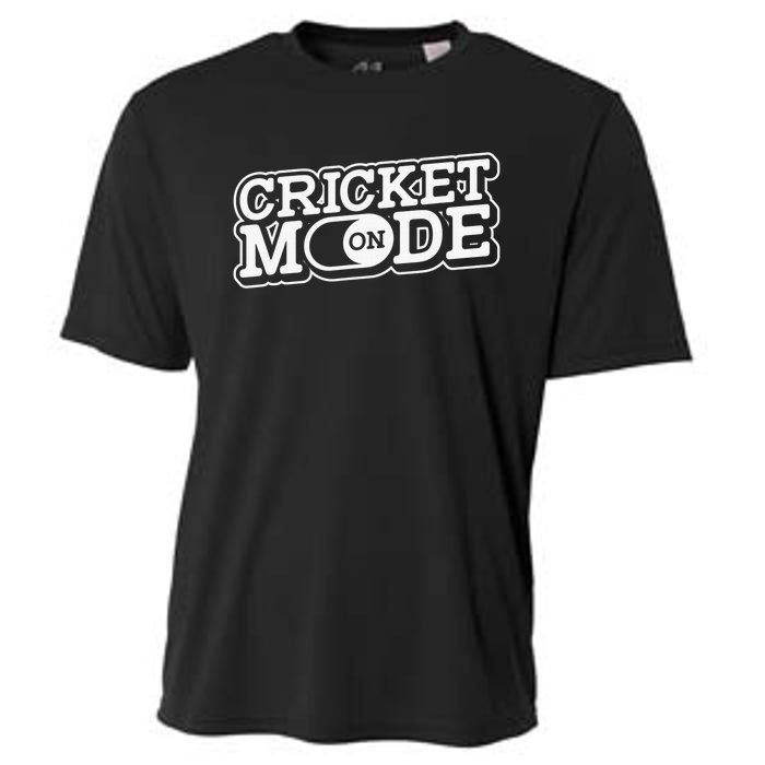 Cricket Mode On Cricket Player Cricketer Cooling Performance Crew T-Shirt