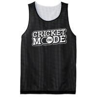 Cricket Mode On Cricket Player Cricketer Mesh Reversible Basketball Jersey Tank