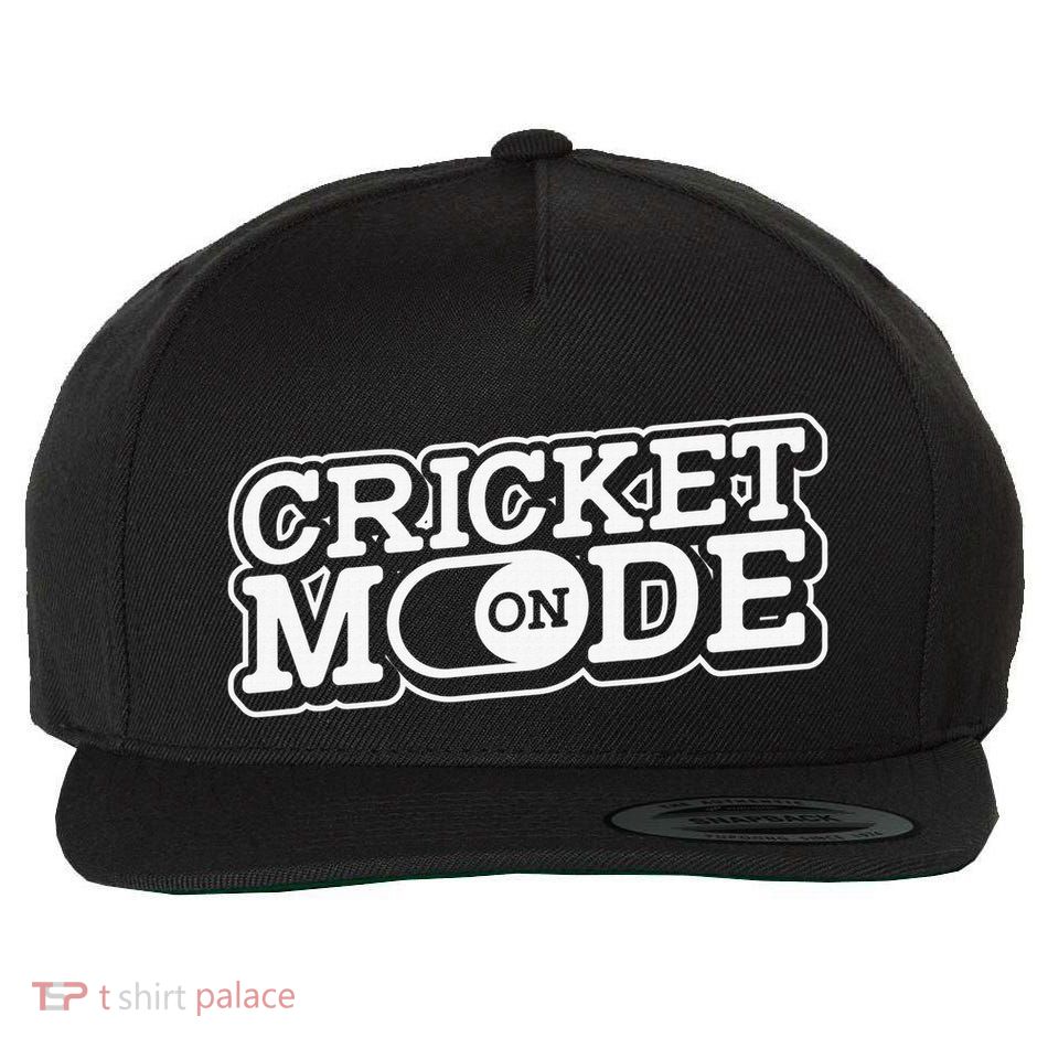 Cricket Mode On Cricket Player Cricketer Wool Snapback Cap