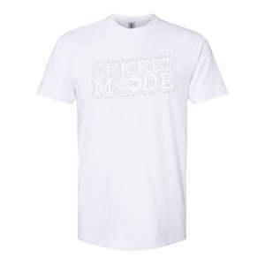 Cricket Mode On Cricket Player Cricketer Softstyle CVC T-Shirt