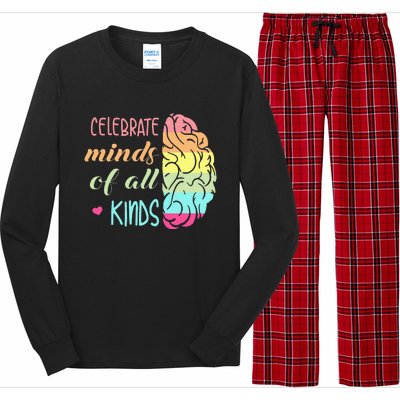 Celebrate Minds Of All Kinds Neurodiversity Autism Awareness Long Sleeve Pajama Set