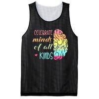 Celebrate Minds Of All Kinds Neurodiversity Autism Awareness Mesh Reversible Basketball Jersey Tank