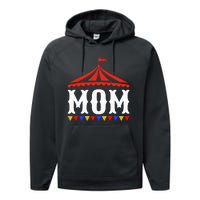 Circus Mom Of The Birthday Boy & Girl Carnival Performance Fleece Hoodie