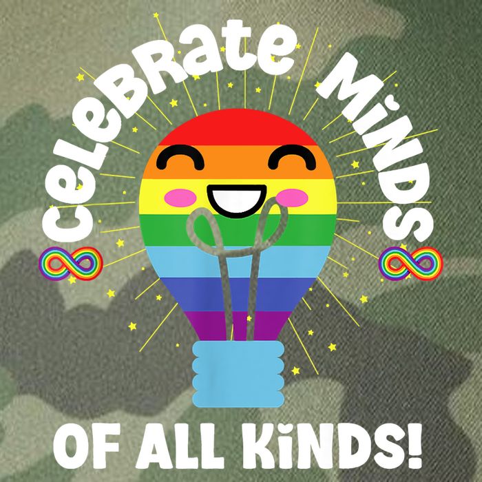 Celebrate Minds Of All Kinds Red Instead Autism Legacy Tie Dye Trucker Hat