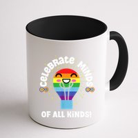 Celebrate Minds Of All Kinds Red Instead Autism Mug