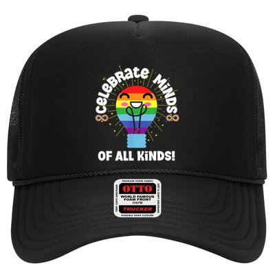 Celebrate Minds Of All Kinds Red Instead Autism Trucker Hat