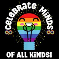 Celebrate Minds Of All Kinds Red Instead Autism Cropped Pullover Crew