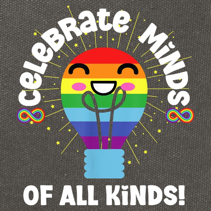 Celebrate Minds Of All Kinds Red Instead Autism Cotton Canvas Backpack