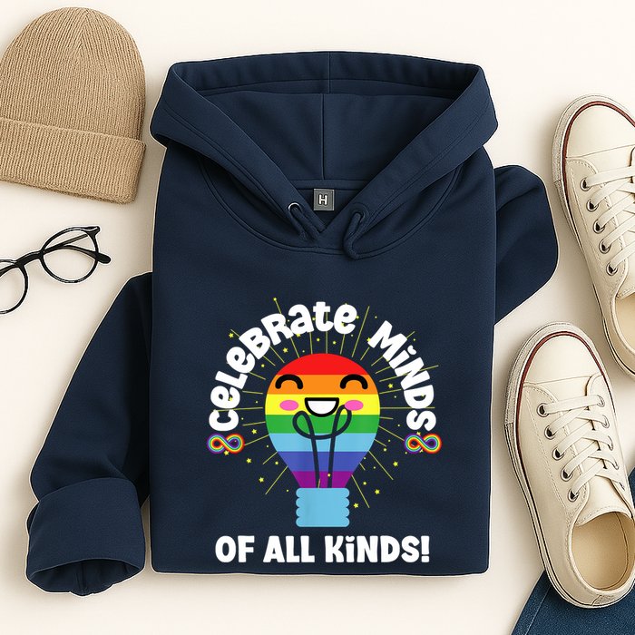 Celebrate Minds Of All Kinds Red Instead Autism Hoodie