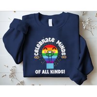 Celebrate Minds Of All Kinds Red Instead Autism Sweatshirt