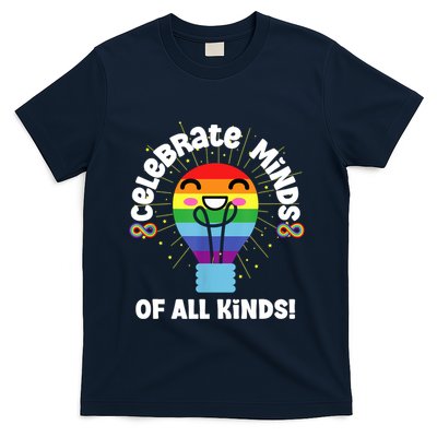 Celebrate Minds Of All Kinds Red Instead Autism T-Shirt