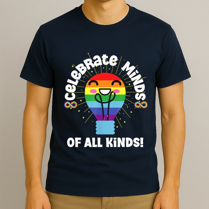 Celebrate Minds Of All Kinds Red Instead Autism T-Shirt