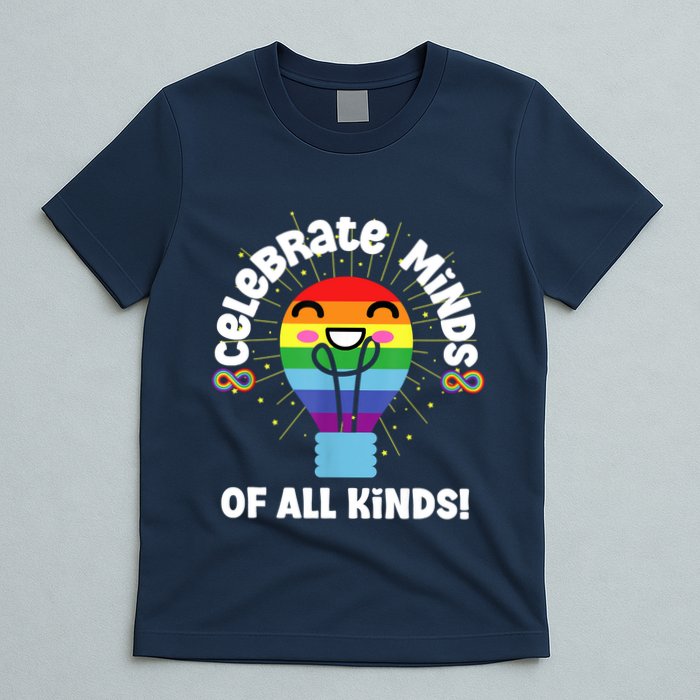 Celebrate Minds Of All Kinds Red Instead Autism T-Shirt