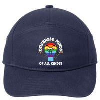 Celebrate Minds Of All Kinds Red Instead Autism 7-Panel Snapback Hat