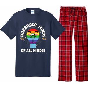 Celebrate Minds Of All Kinds Red Instead Autism Pajama Set