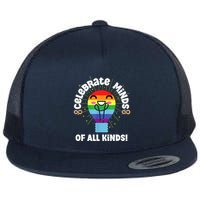 Celebrate Minds Of All Kinds Red Instead Autism Flatbill Hat