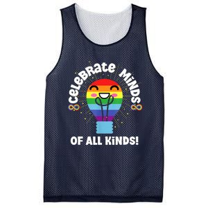 Celebrate Minds Of All Kinds Red Instead Autism Mesh Reversible Basketball Jersey Tank