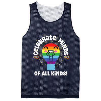 Celebrate Minds Of All Kinds Red Instead Autism Mesh Reversible Basketball Jersey Tank