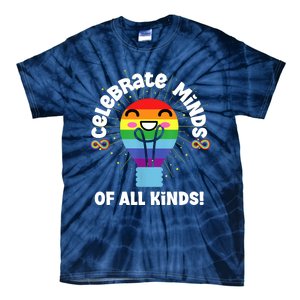 Celebrate Minds Of All Kinds Red Instead Autism Tie-Dye T-Shirt