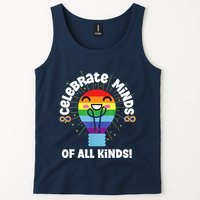 Celebrate Minds Of All Kinds Red Instead Autism Tank Top