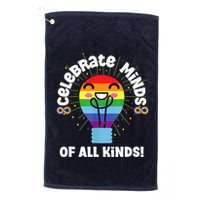 Celebrate Minds Of All Kinds Red Instead Autism Golf Towel