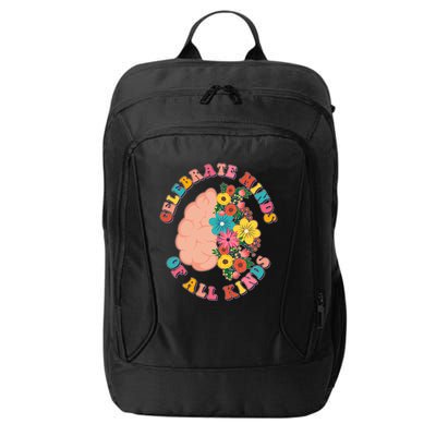 Celebrate Minds Of All Kinds Flowers Be Kind The Mind City Backpack
